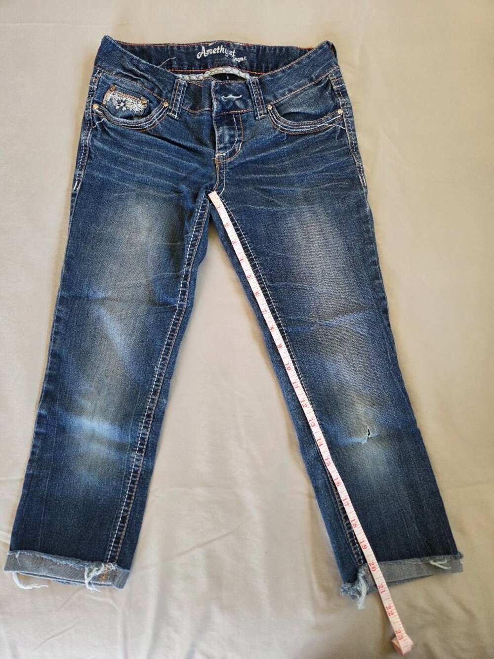 Amethyst Jeans Capri pants
